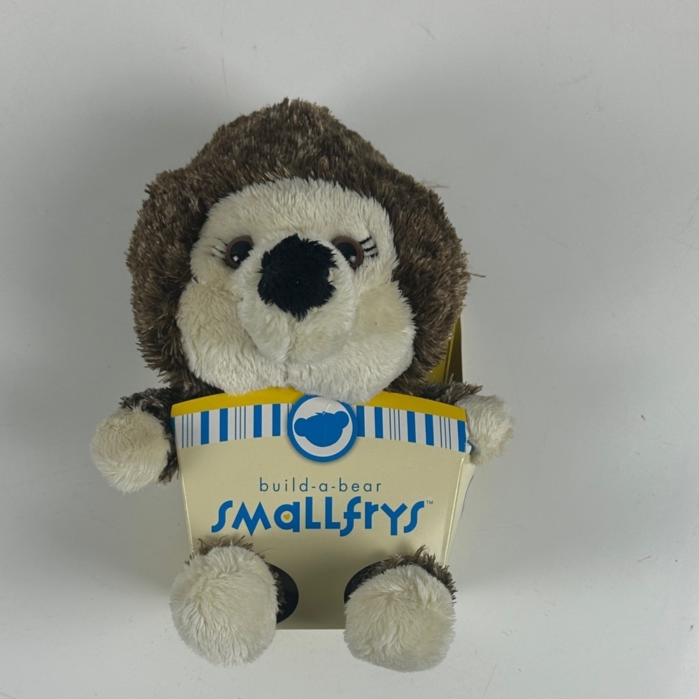 Build-A-Bear Smallfrys Brown and Cream Plush Hedgehog